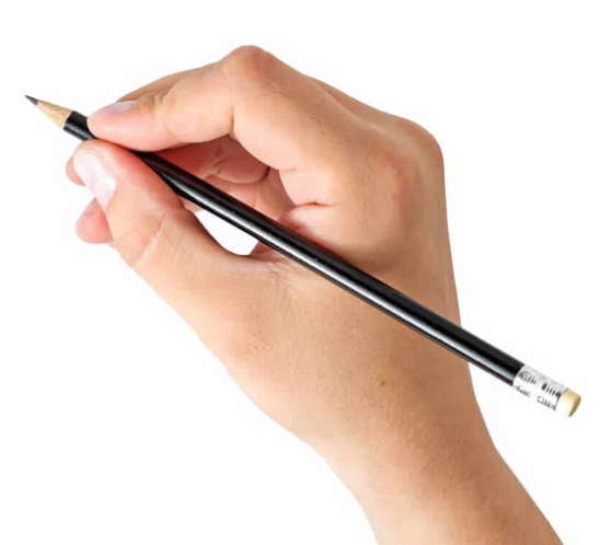 <p>Pencil Grip: <strong>Dynamic Tripod Grasp (5-6 yrs)</strong></p>
