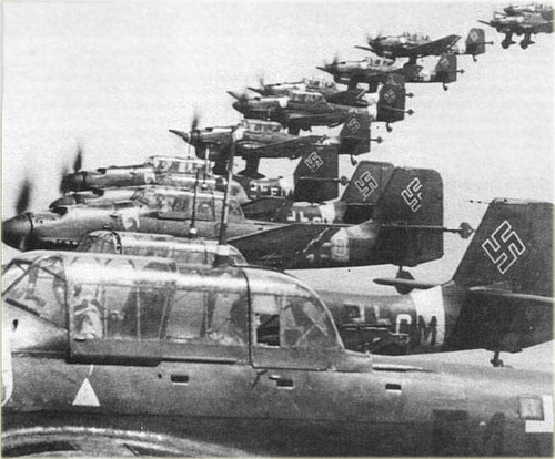 <p>the German air force before and during World War II</p>