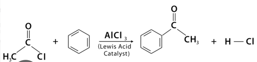 <p>electrophilic substitution</p>