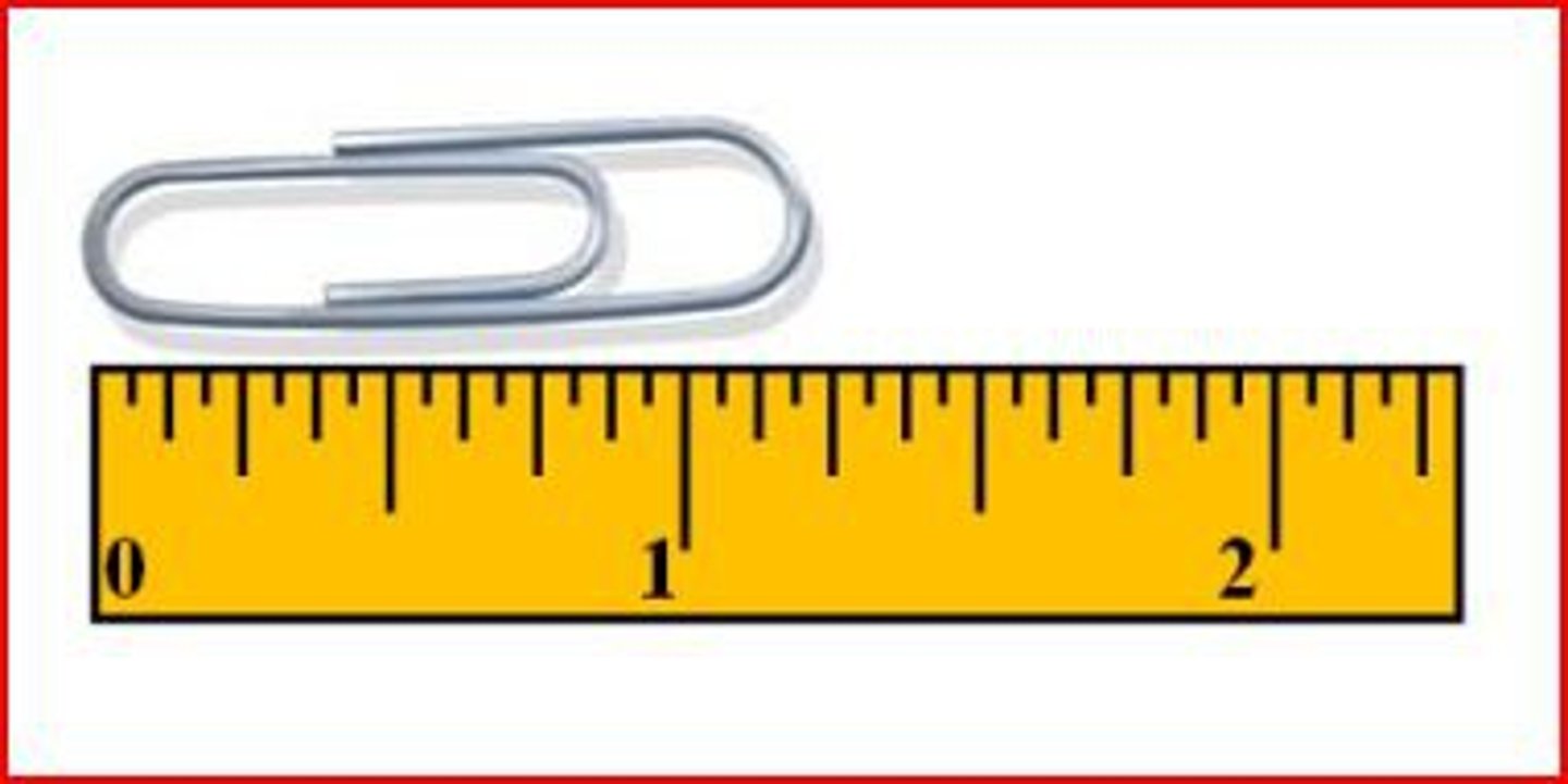 <p>(n) Distance between two points, measured in meters.</p>