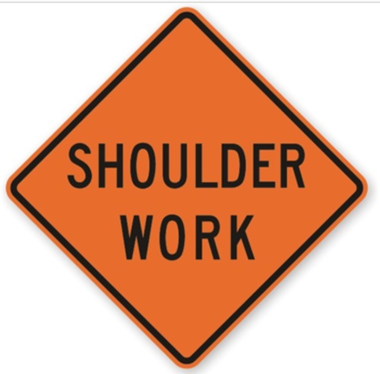 <p>There is shoulder work ahead.</p>