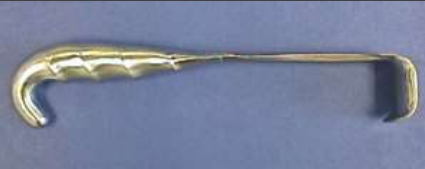 <p>(manual) is used to retract deep abdominal or chest incisions </p>