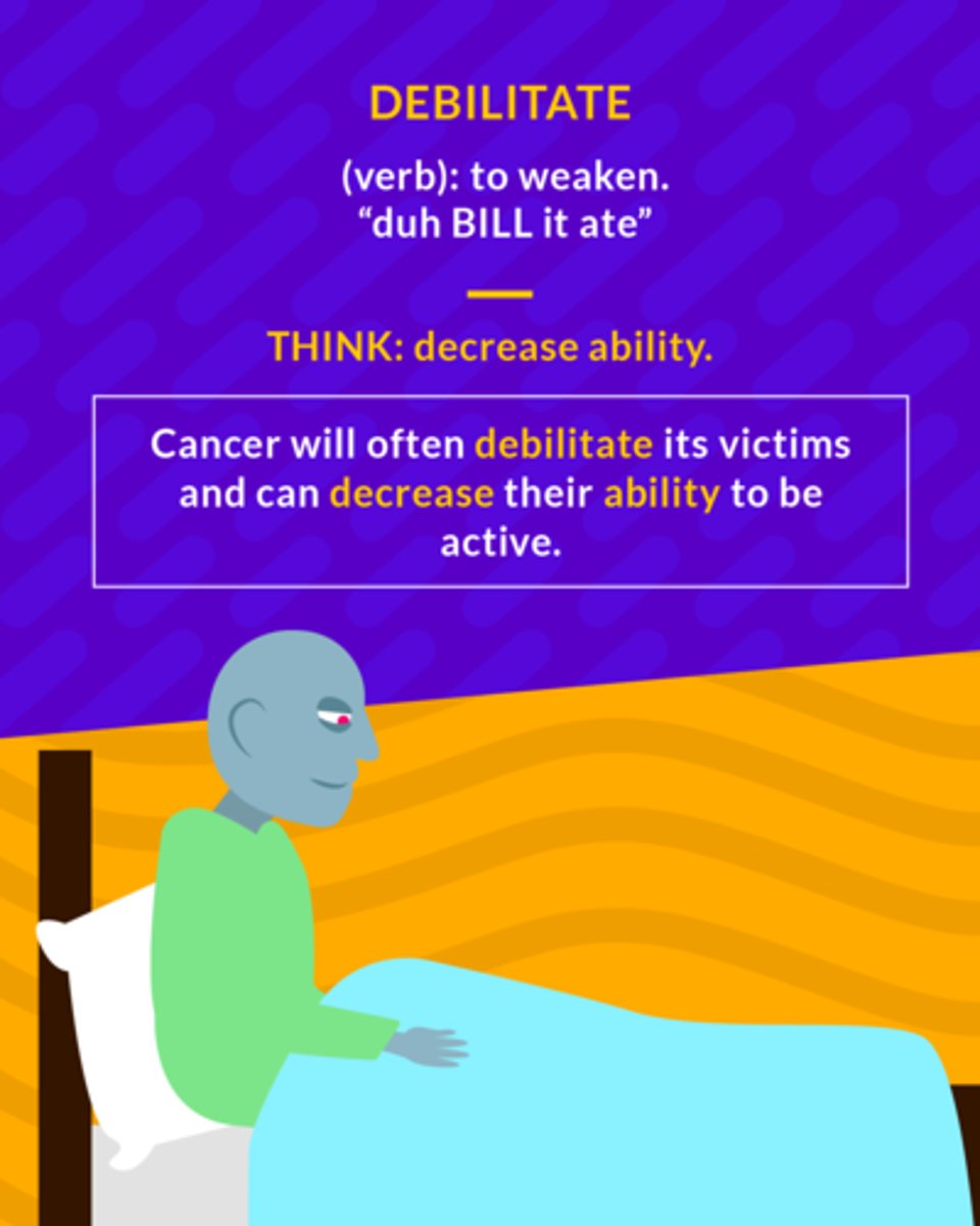 <p>(verb) to weaken</p>