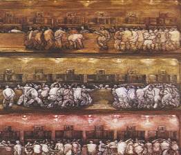 What is the title and movement, and who is the painter of the painting?