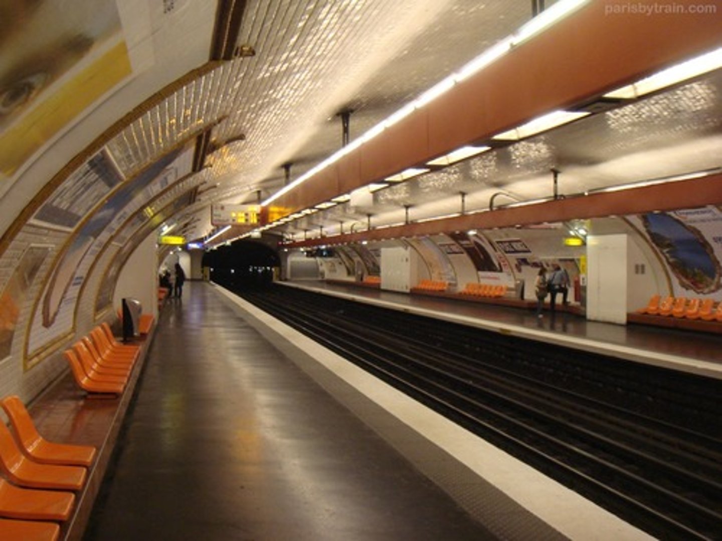 <p>a subway station</p>