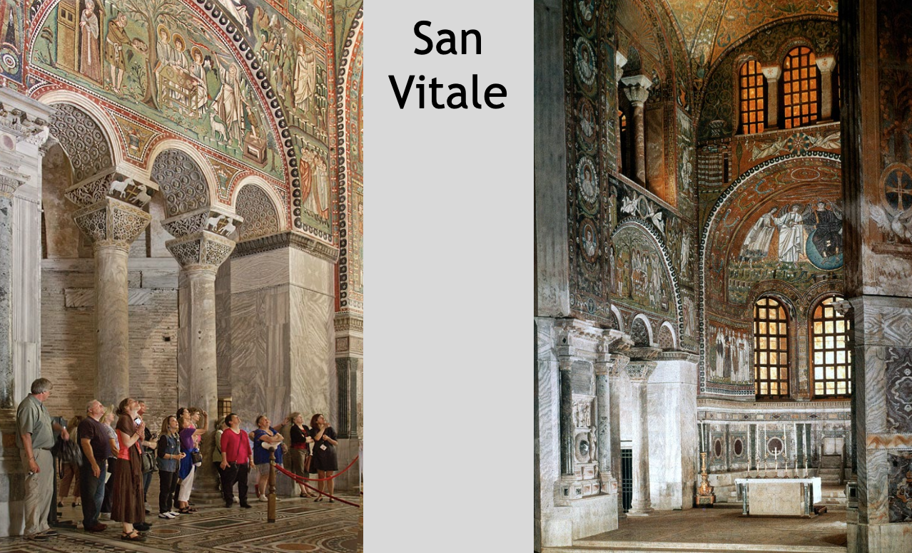 <p>San Vitale (Ravenna) 547 AD</p>