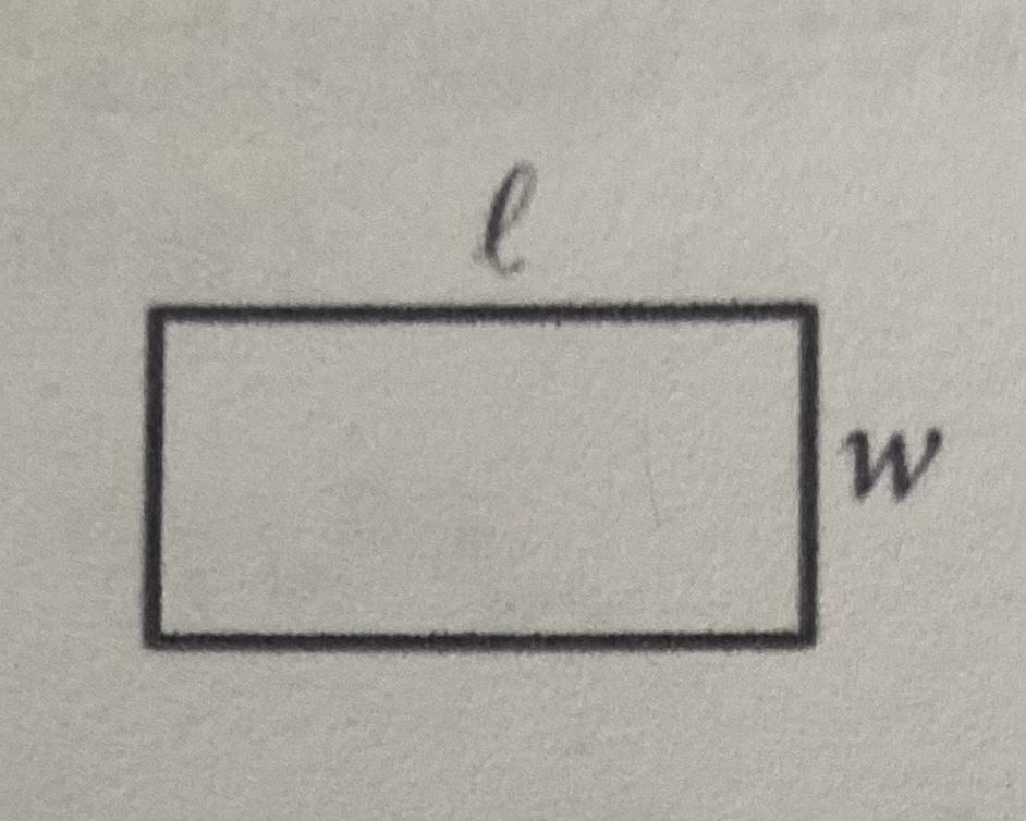 <p>How do you find the area for a rectangle?</p>