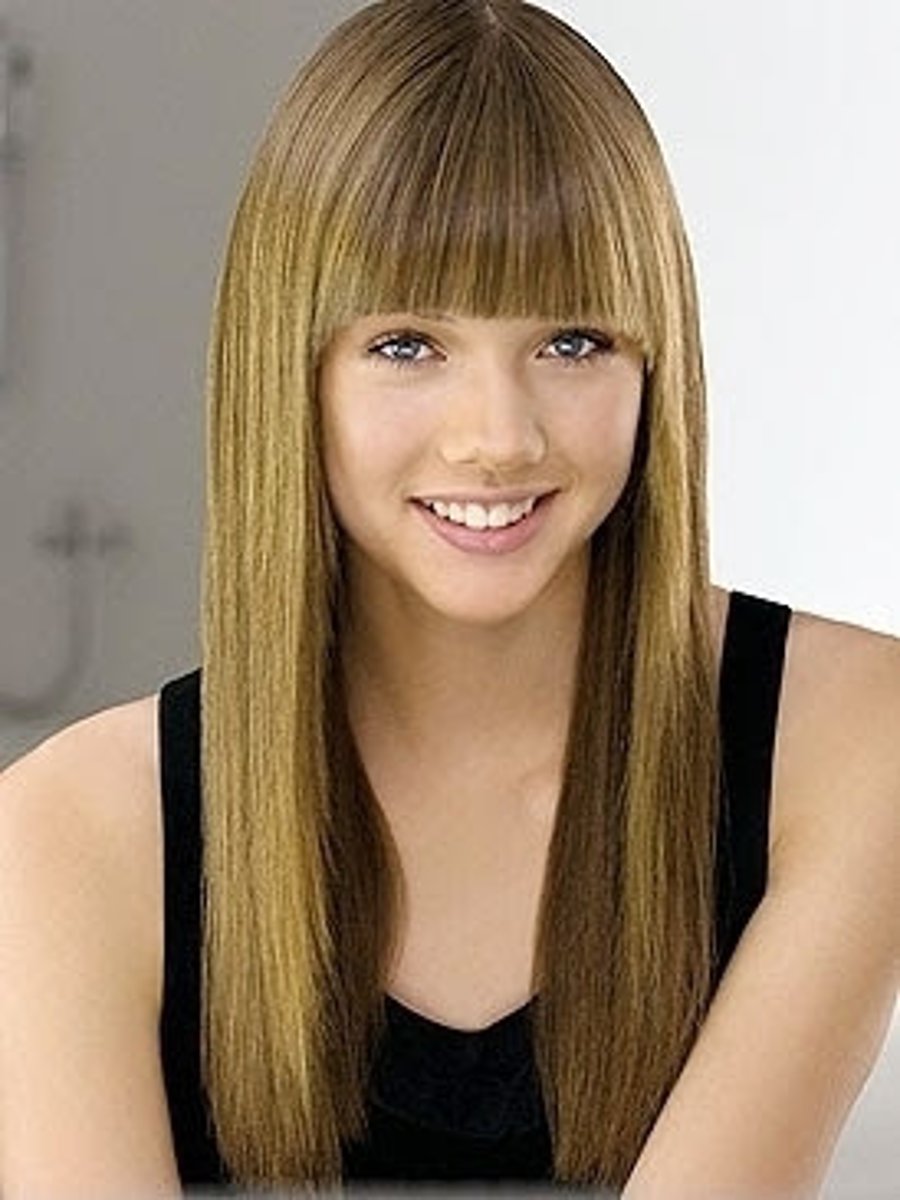 <p>to have straight hair</p>