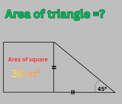 <p>Arealet af trekanten?</p>