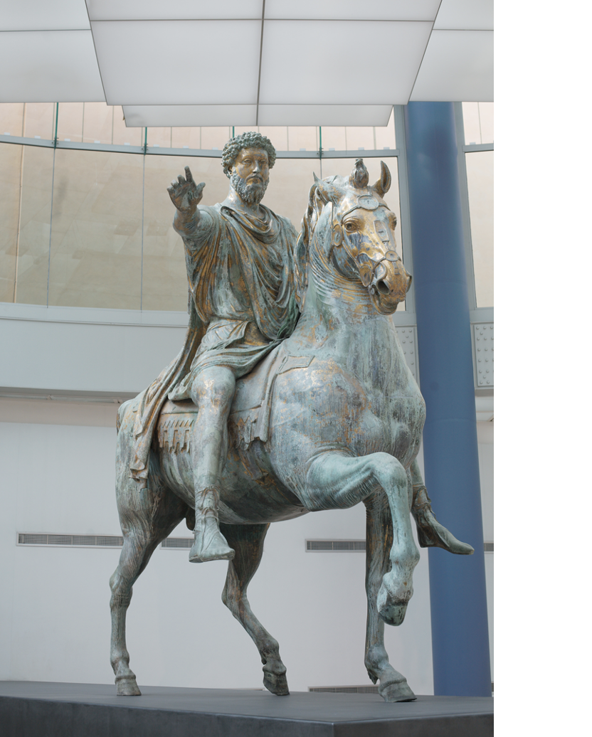 <p>Equestrian Statue of Marcus Aurelius</p>