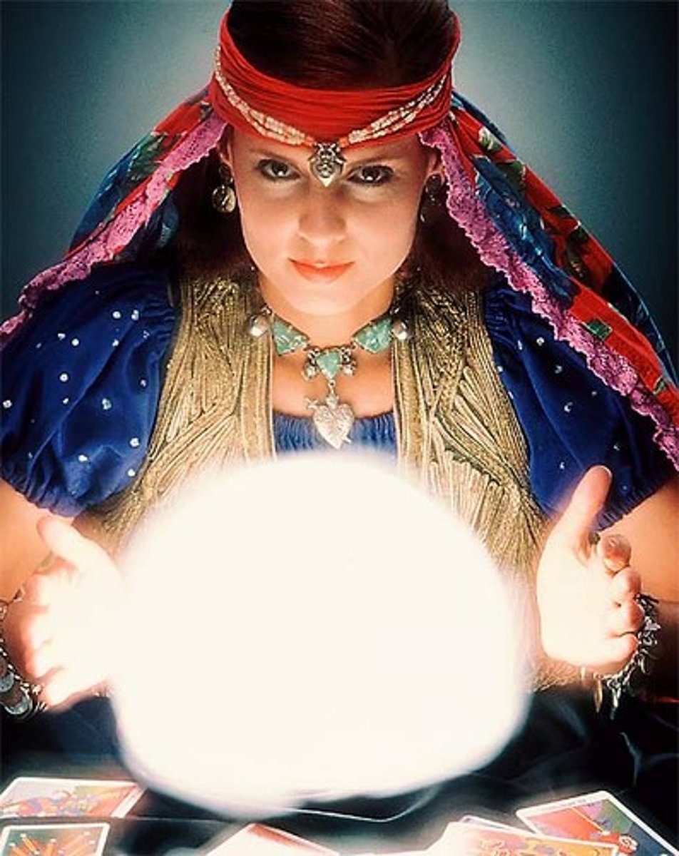 <p>A person who claims to have a supernatural ability to see into the future or beyond human senses.</p>