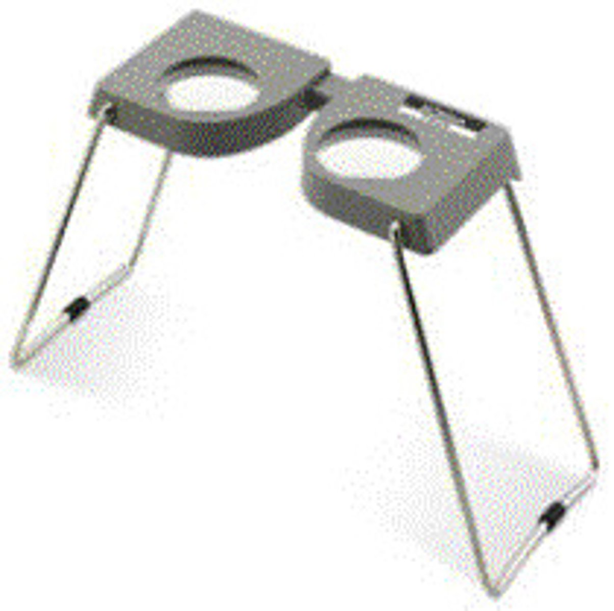 <p>Used to read topographic maps, gives a 3-D view.</p>