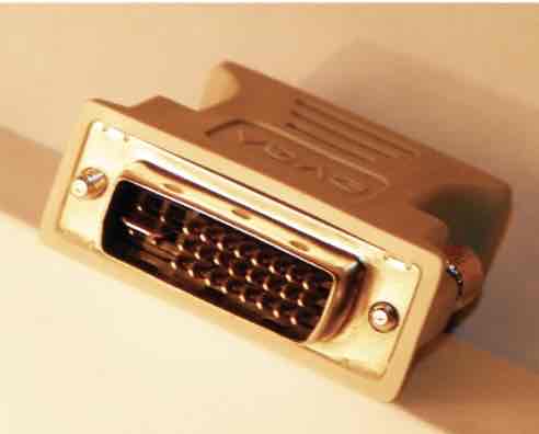 <p>What type of video connector is being shown in this picture?</p>
