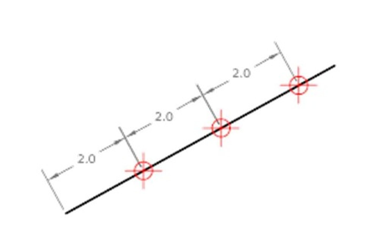 <p>Creates evenly spaced point objects or blocks along the length or perimeter of an object.</p>
