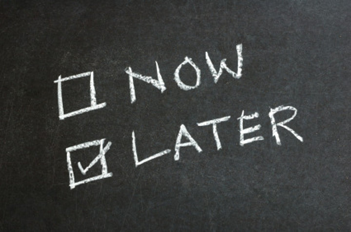 <p>(v.) To delay, put off until later</p><p>Synonyms: stall, temporize, dillydally</p>