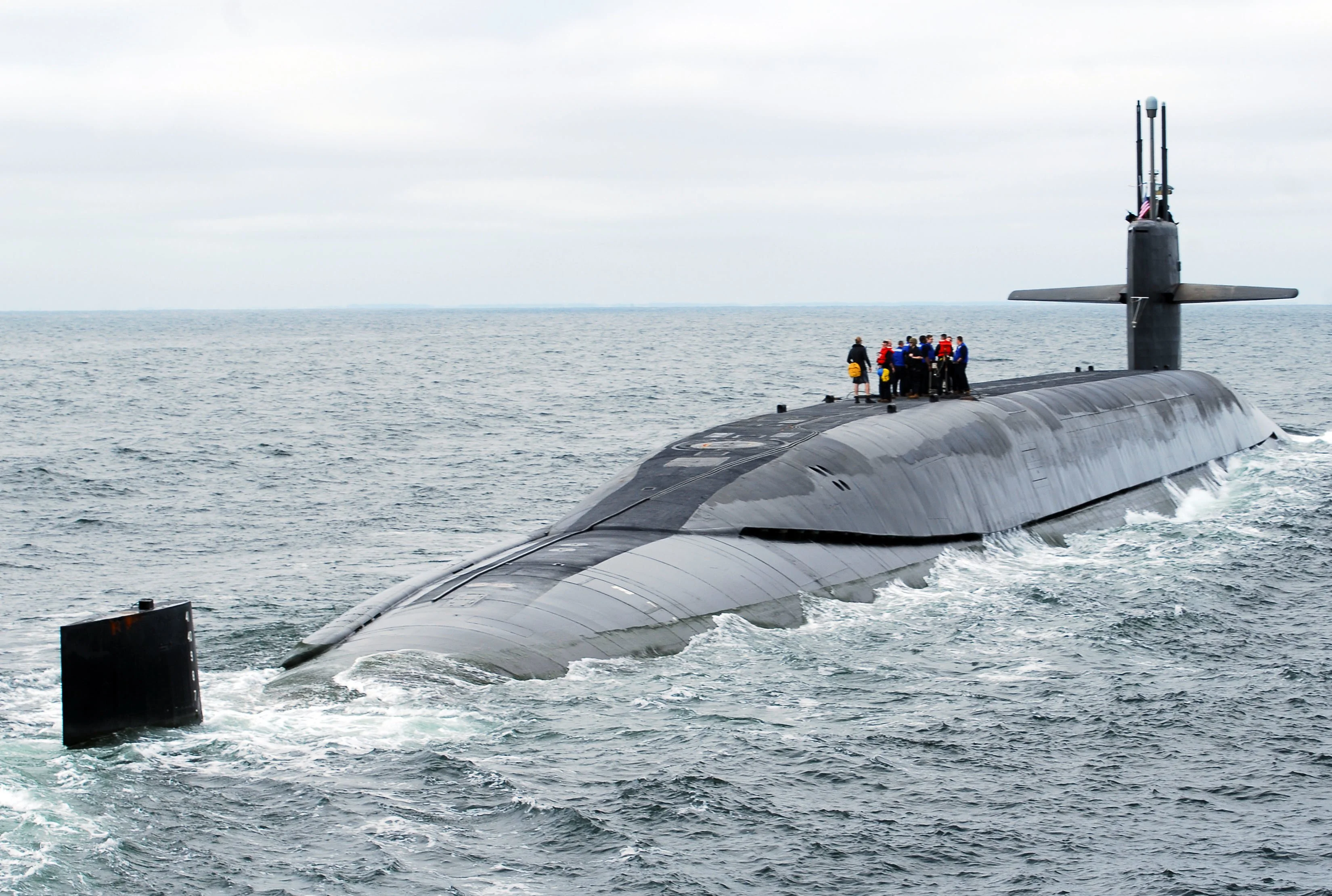 Test Depth: 800+ ft. 
Speed: 20+ knots Submerged