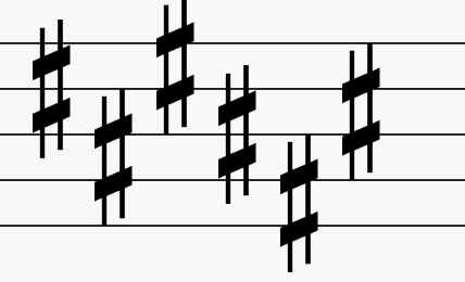 <p>6 sharps minor</p>