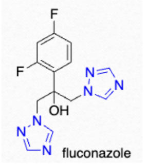 <p>fluconazole (Diflucan)</p>