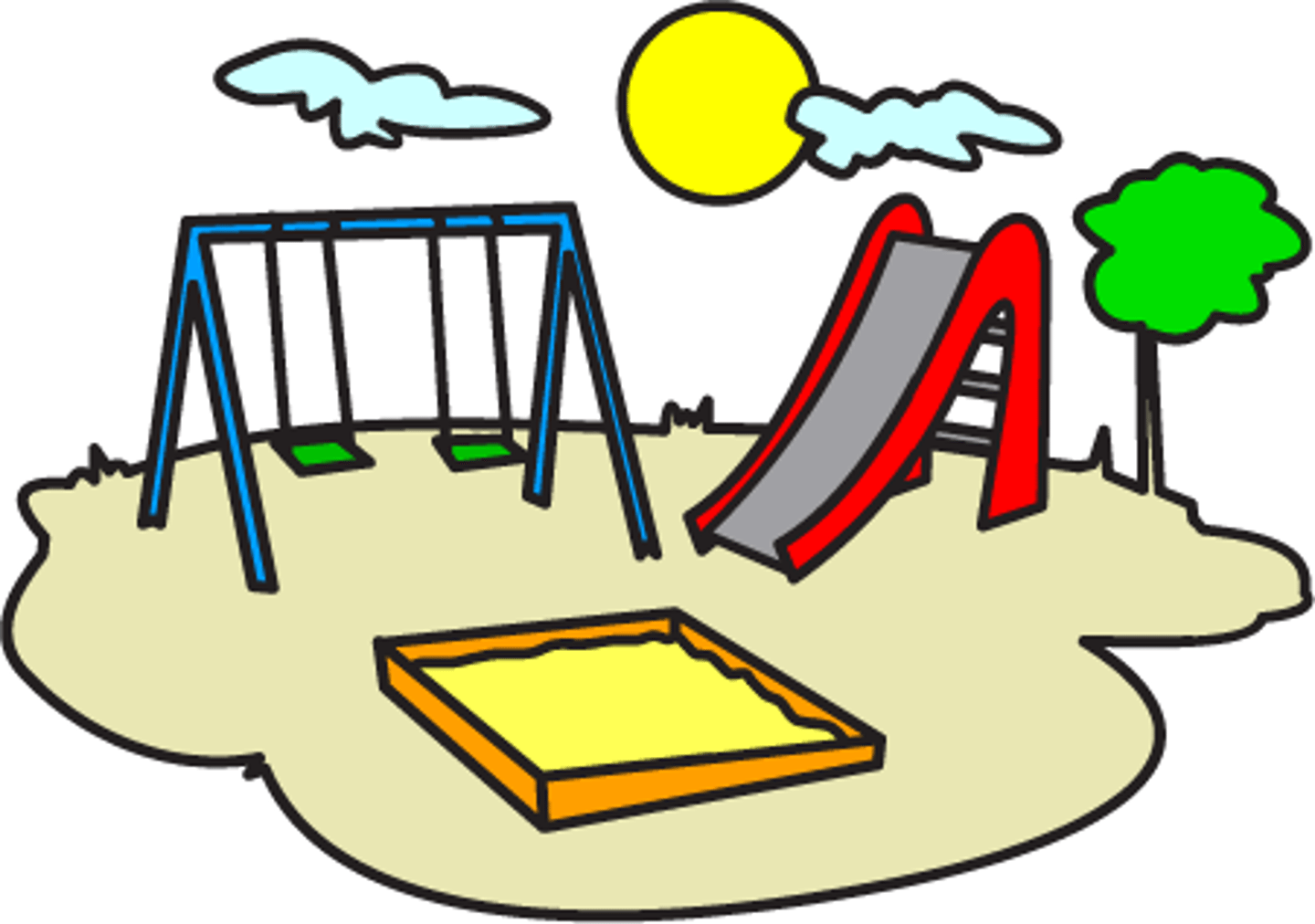 <p>(cāo chǎng) playground / sports field</p>