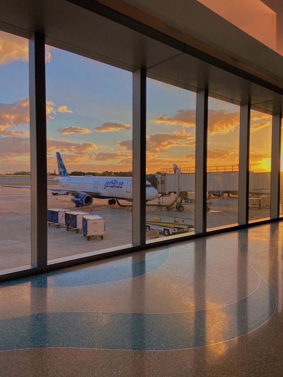 <p>at the airport </p>