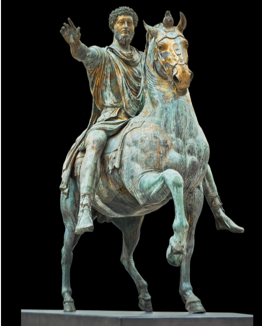 <p>Equestrian Statue of Marcus Aurelius</p>