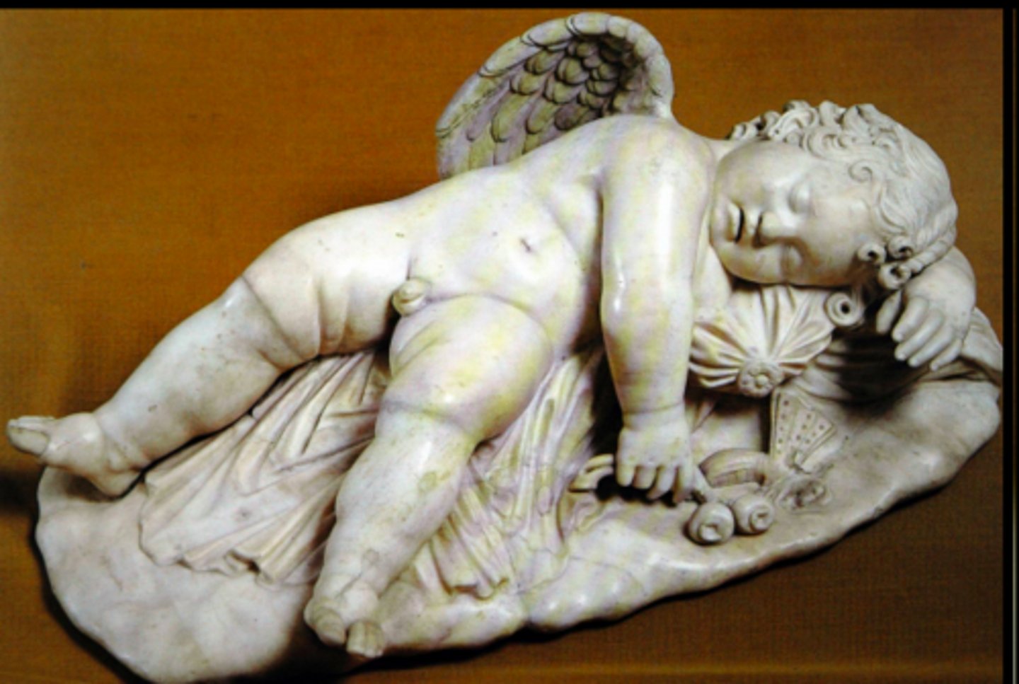 <p>Michelangelo made a cupid sculpture and rubbed dirt and feces all over it and sold it for a lot of money by saying it was an ancient piece</p>