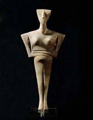 from Syros (Cyclades), Greece
ca. 2500–2300 BCE. 
Marble