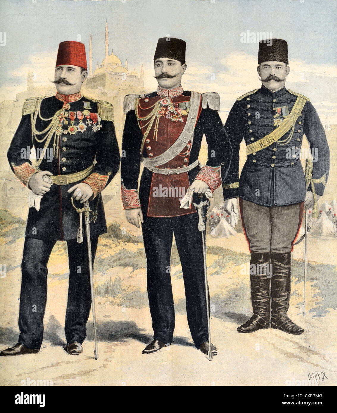 <p>Elite Ottoman infantry (originally Christian boys taken through devshirme and trained as soldiers).</p><p>Sig: Key example of how empires built loyal military forces to support centralized rule.</p>