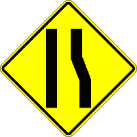 lane reduction