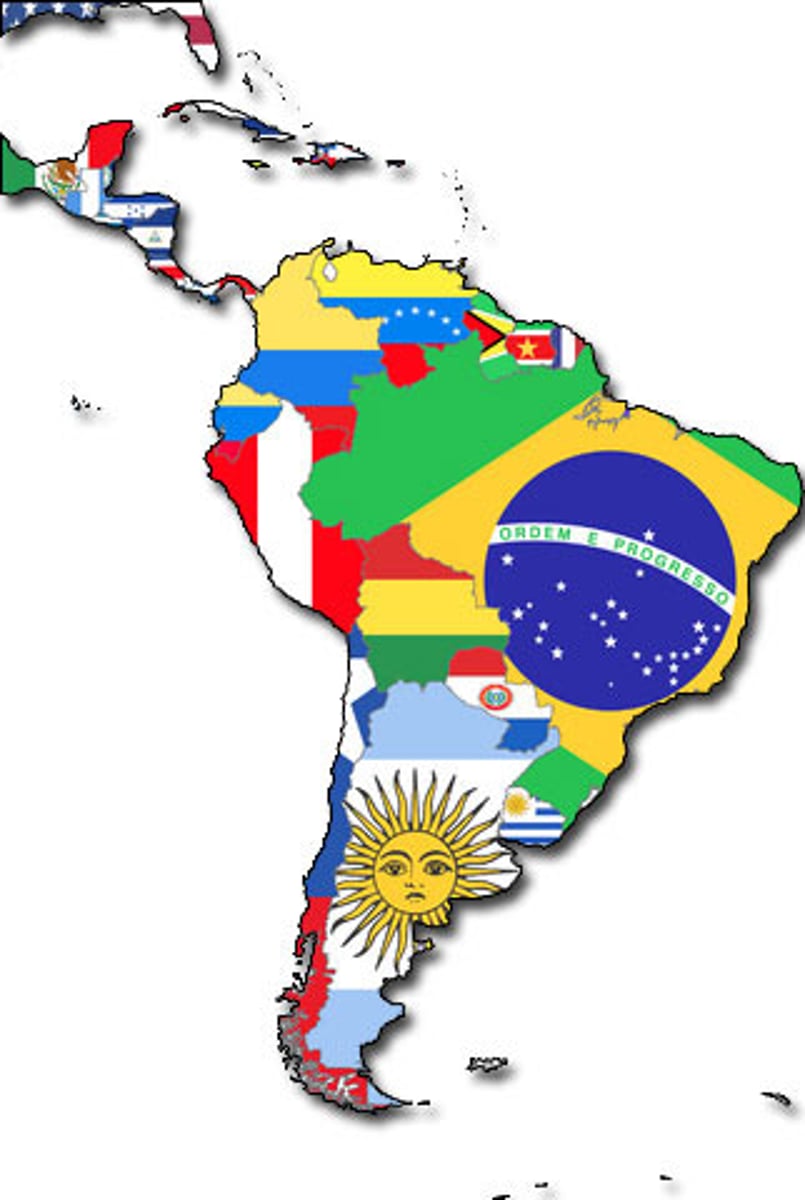 <p>latin countries</p>