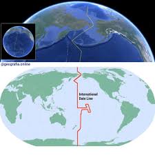 <p>Imaginary line extending from the north to south pole that is the boundary from one day to the next.</p>