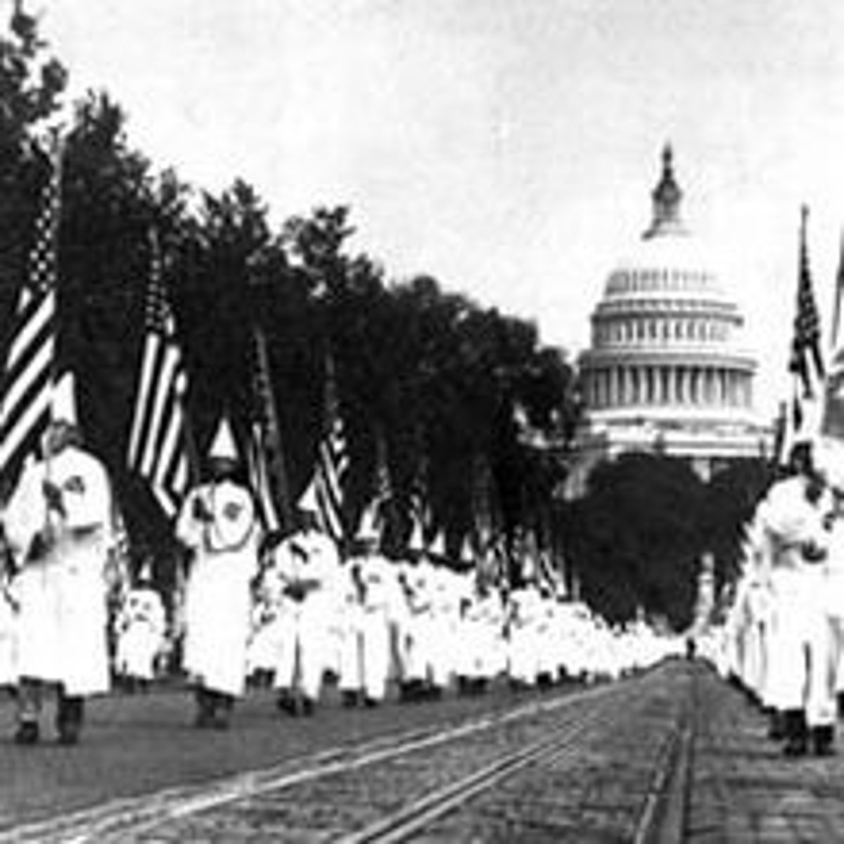 <p>Ku Klux Klan--a hate group that murdered four black girls at the 16th Street Church</p>