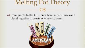 <p>The common view of the 19th and early 20th century was that the US was a melting pot, where immigrant groups would shed their old-world characteristics in order to become successful citizens of their new country. </p>