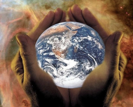<p>to own<br><br>People own the whole world.</p>