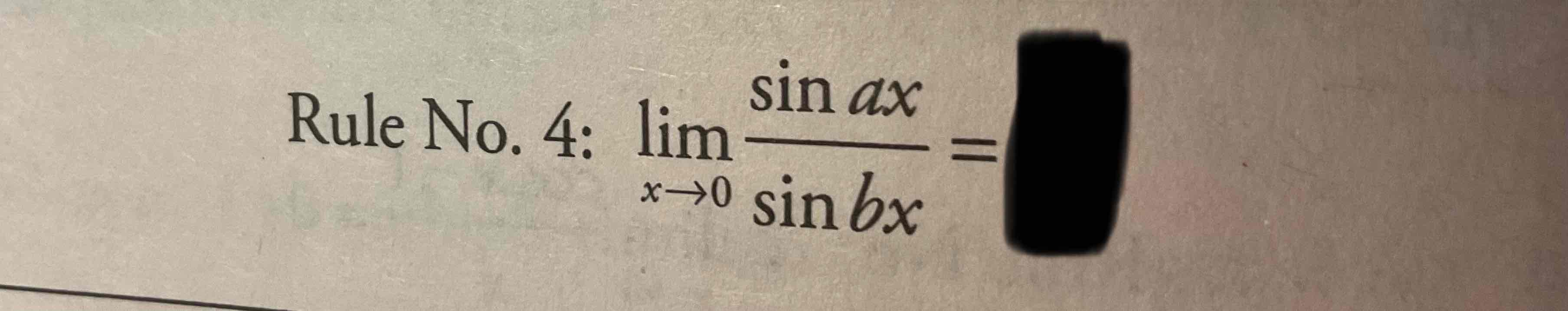 <p>Can be any combination of trigonometry as long as x approaches zero</p>