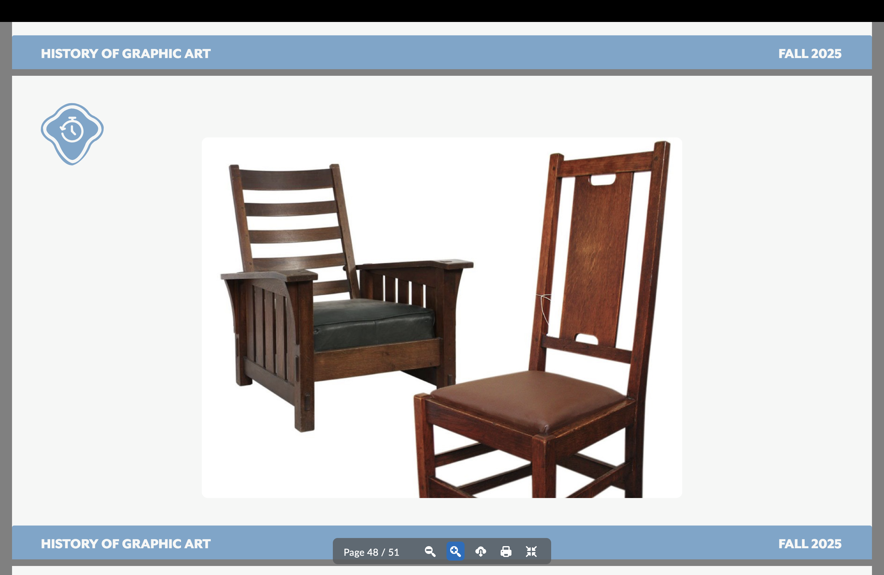 <p>American Arts and Crafts Movement<br>Focused on forms and materials that make for simplicity, individuality, and dignified work<br>Furniture designs! Very functional and simplistic<br>Structured type with<strong> some</strong>&nbsp;ornamentation (typical of American A&amp;C Movement)</p>