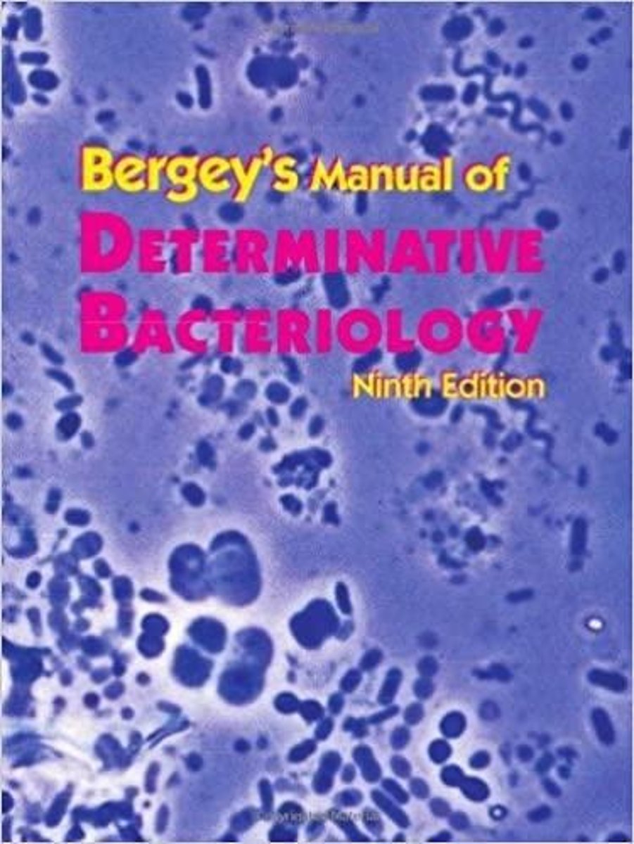 <p>A standard reference for identifying and classifying different prokaryotes.</p>