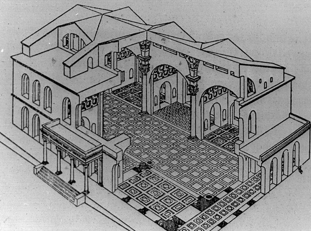 <p>Basilica of Maxentius, Rome, 306-313 CE</p>