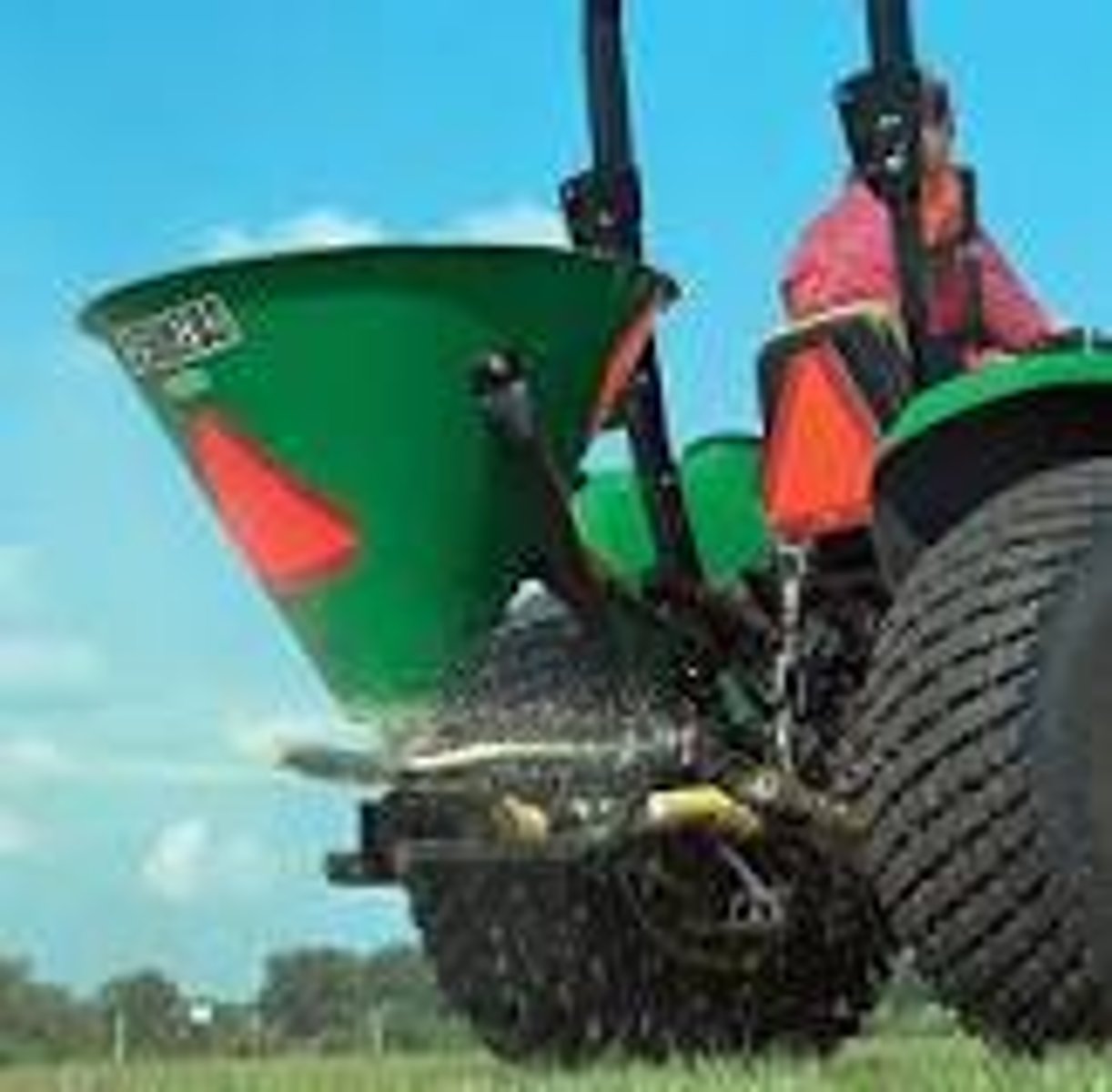 <p>a farm implement commonly used for spreading</p>