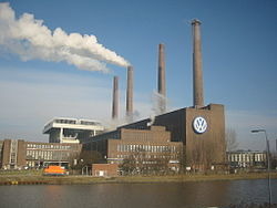 eine Fabrik