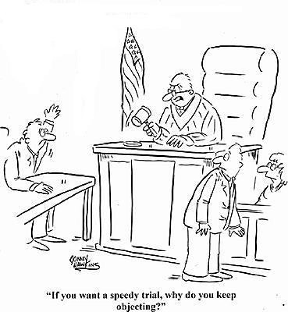 <p>To be informed of the charges against you.</p>