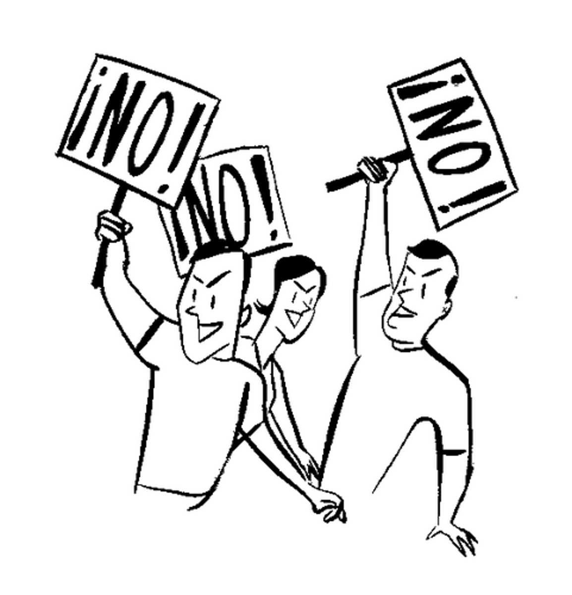 <p>they protest</p>