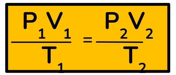 <ul><li><p><span>Individual gas laws are combined</span></p></li><li><p><span>The number of <strong><u>molecules</u></strong> remains <strong><u>constant</u></strong>; everything else changes.</span></p></li><li><p><span>Pressure, volume &amp; temperature may change.</span></p></li><li><p><span>This law allows us to figure out one variable when two of the others change.</span></p></li></ul><p></p>