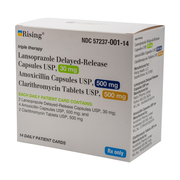 <p>Amoxicillin + Clarithromycin + Lansoprazole</p>