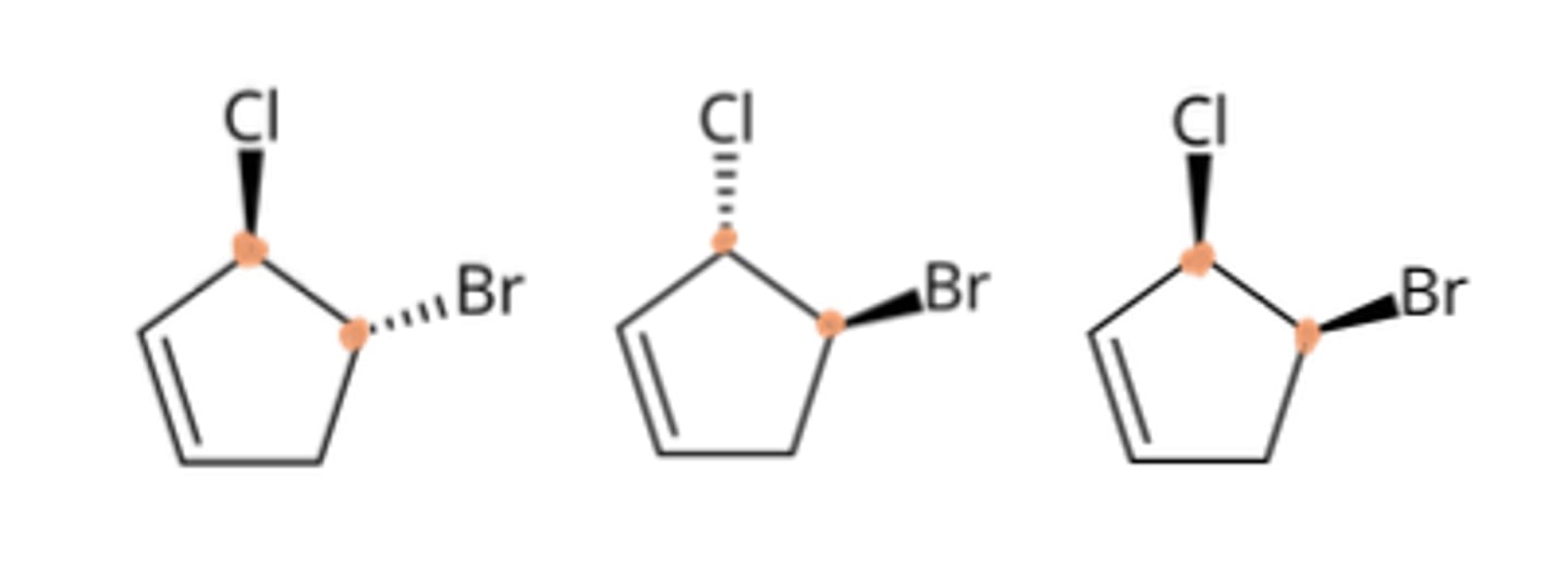 <p>Isomers with same structure but different 3D arrangement (non-superimposable)</p>