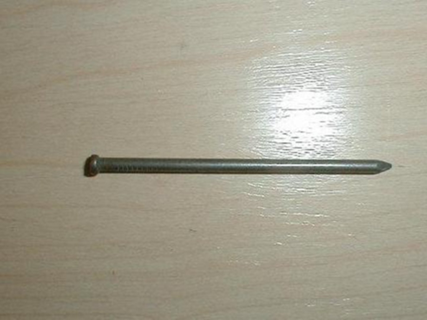 <p>nailing boards where head will not be noticed</p>