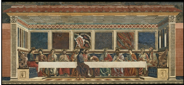 <p><span>Andrea del Castagno, <em>The Last Supper</em>, 1447</span></p>