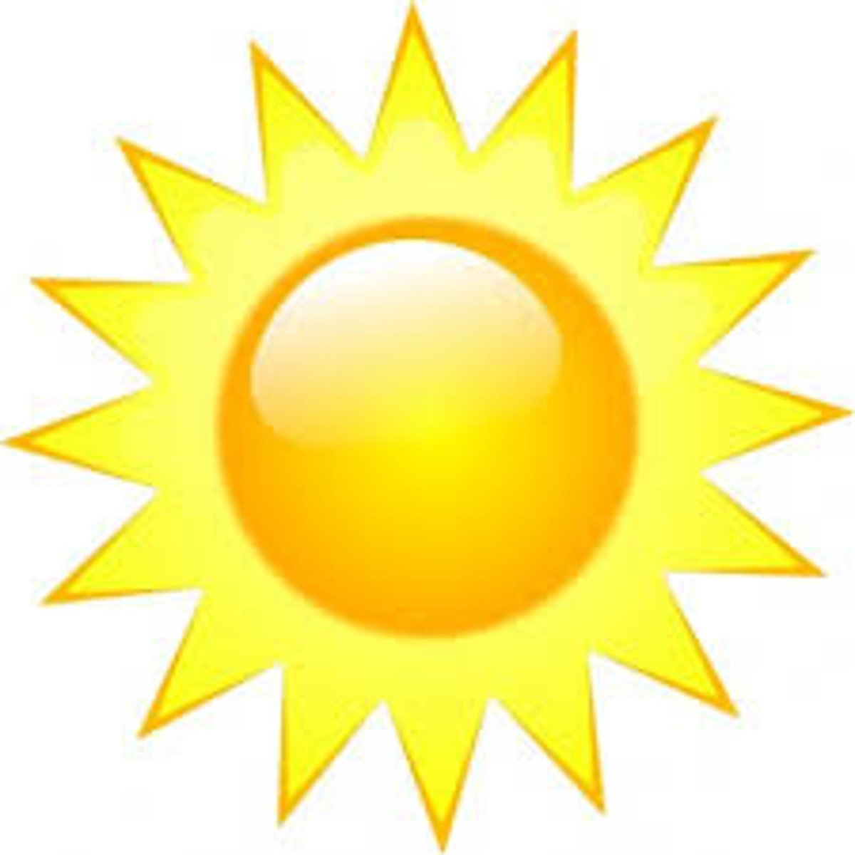 <p>It's very sunny.</p>