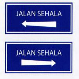 <p>One Way Road</p>