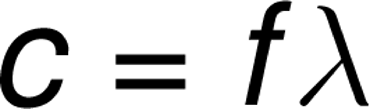 <p>High Frequency: Low wavelength</p><p>Low Frequency: High wavelength</p>